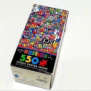 Musicians Collage 550 Piece Jigsaw Puzzle